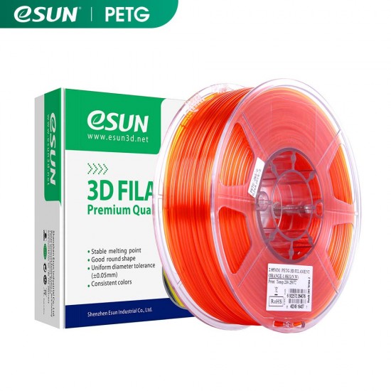 1.75mm oranje PETG filament