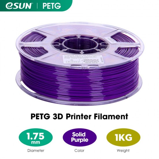 1.75mm solid purple PETG filament