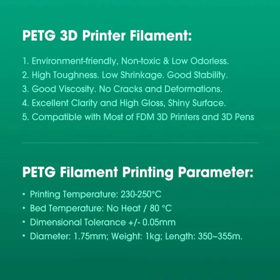 eSun PETG 3D Printing Filament-Solid Purple buy online at Low