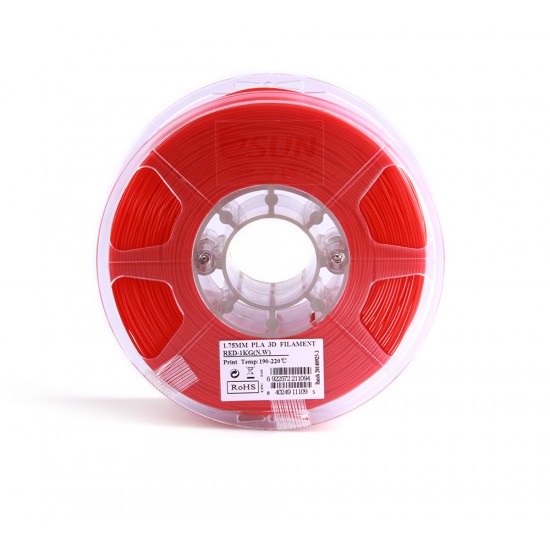 1.75mm rood PLA filament eSun
