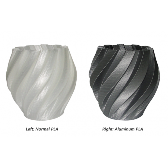 RepRapper Metaal PLA Aluminium / Aluminium Filament RepRapper Metaal PLA Aluminium / Aluminium Filament
