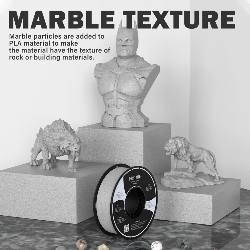 Eryone Marble PLA Marble / Marmer Filament Eryone Marble PLA Marble / Marmer Filament