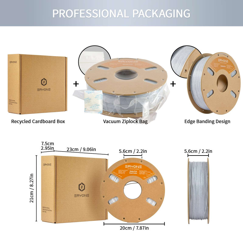 Eryone Marble PLA Marble / Marmer Filament Eryone Marble PLA Marble / Marmer Filament