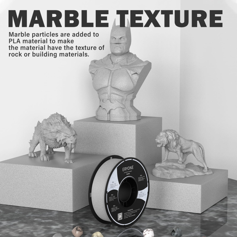 Eryone Marble PLA Marble / Marmer Filament Eryone Marble PLA Marble / Marmer Filament