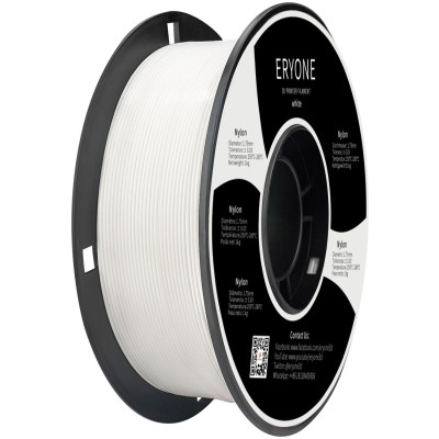 Eryone PA6 Nylon White / Wit Filament Eryone PA6 Nylon White / Wit Filament