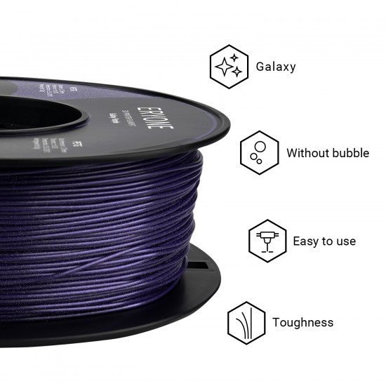 Eryone PETG Galaxy Purple / Galaxy Paars Filament