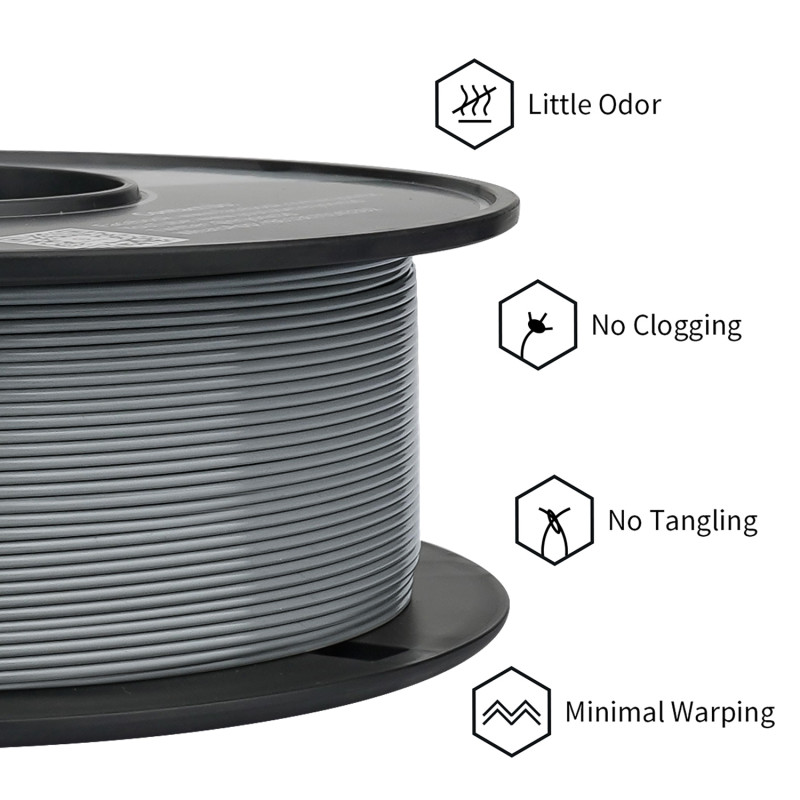 Eryone PETG Grey / Grijs Filament Eryone PETG Grey / Grijs Filament