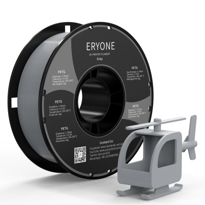 Eryone PETG Grey / Grijs Filament Eryone PETG Grey / Grijs Filament