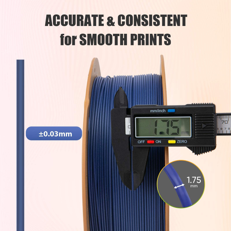 Eryone PETG Matte Dark Blue Filament Eryone PETG Matte Dark Blue Filament