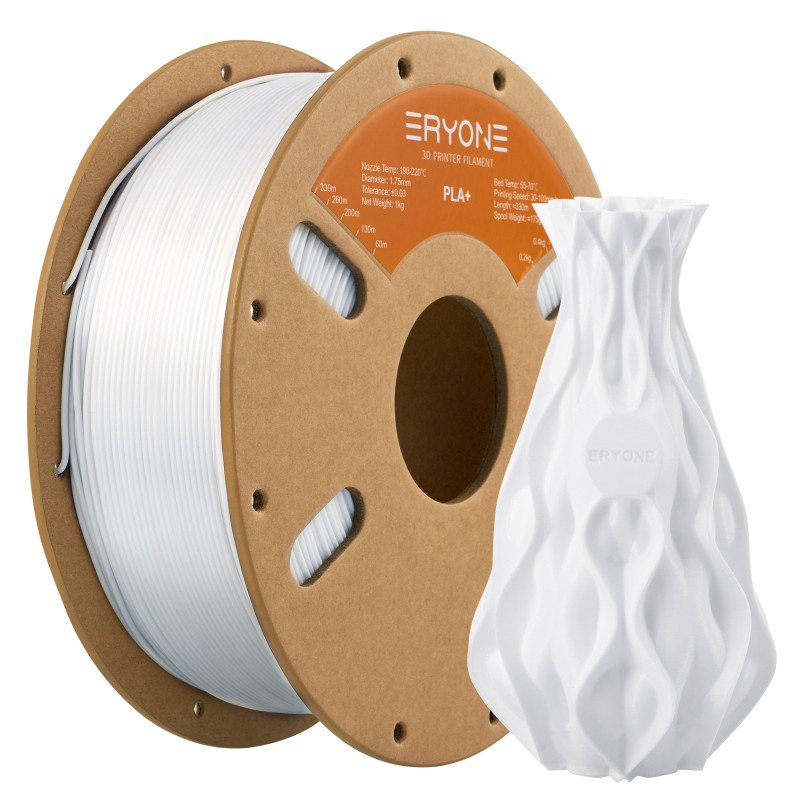 Eryone PLA+ Cool White / Koud Wit Filament Eryone PLA+ Cool White / Koud Wit Filament