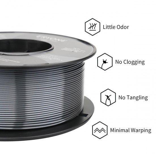 Eryone PLA+ Grey / Grijs Filament Eryone PLA+ Grey / Grijs Filament