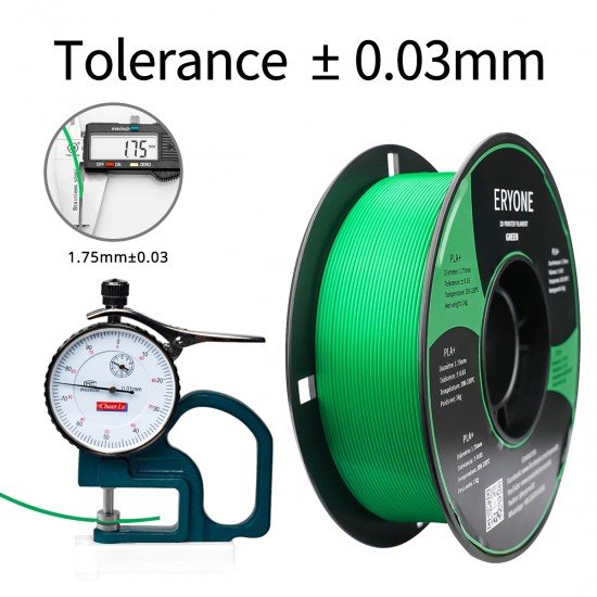 Eryone PLA+ Green / Groen Filament