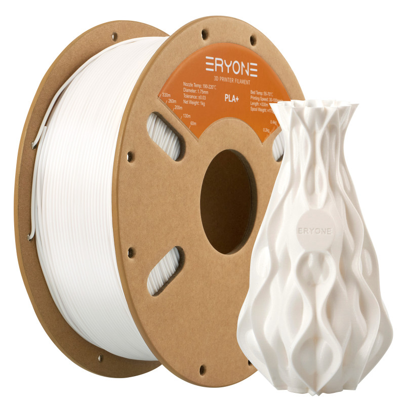 Eryone PLA+ Ivory White / Ivoorwit Filament Eryone PLA+ Ivory White / Ivoorwit Filament