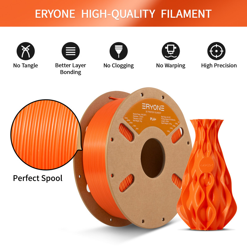 Eryone PLA+ Orange / Oranje Filament