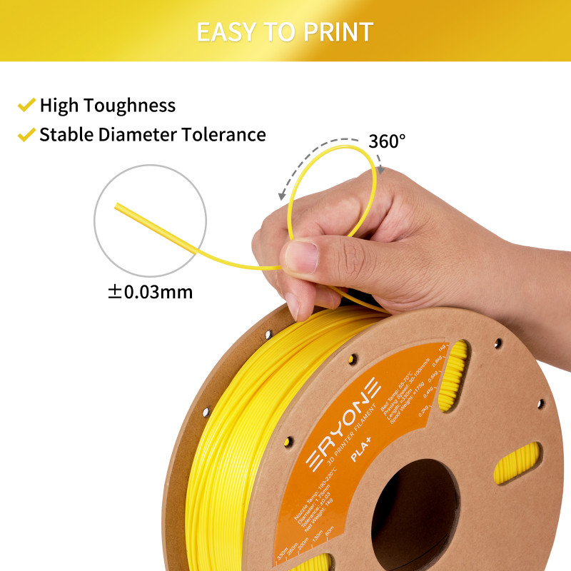 Eryone PLA+ Yellow / Geel Filament