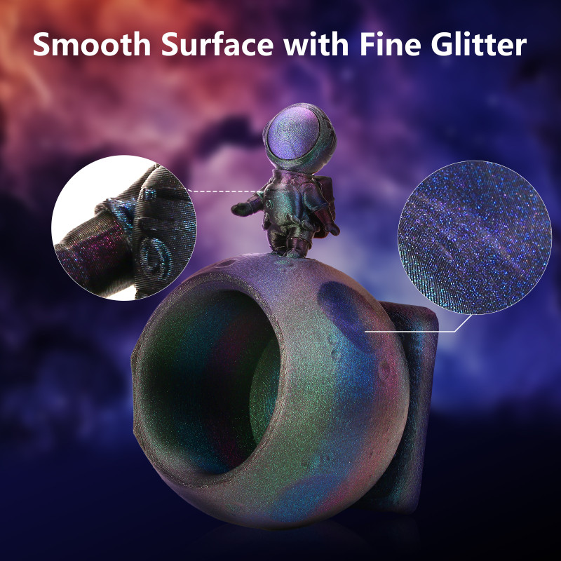 Eryone Burnt Titanium PLA Rainbow Galaxy Eryone Burnt Titanium PLA Rainbow Galaxy