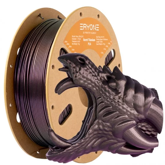 Eryone Burnt Titanium PLA Red / Rood Filament Eryone Burnt Titanium PLA Red / Rood Filament