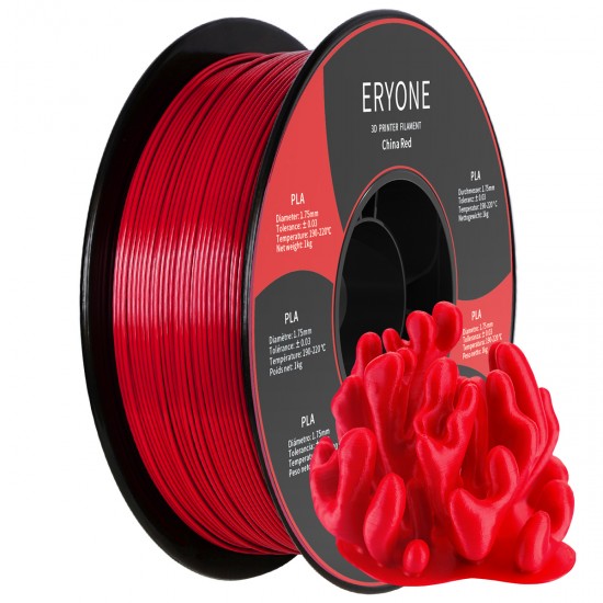 1.75mm China red PLA filament ERYONE 1.75mm China red PLA filament ERYONE