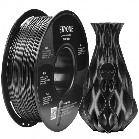 Eryone Galaxy PLA Black / Zwart Filament