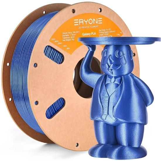 Eryone Galaxy PLA Blue / Blauw Filament Eryone Galaxy PLA Blue / Blauw Filament