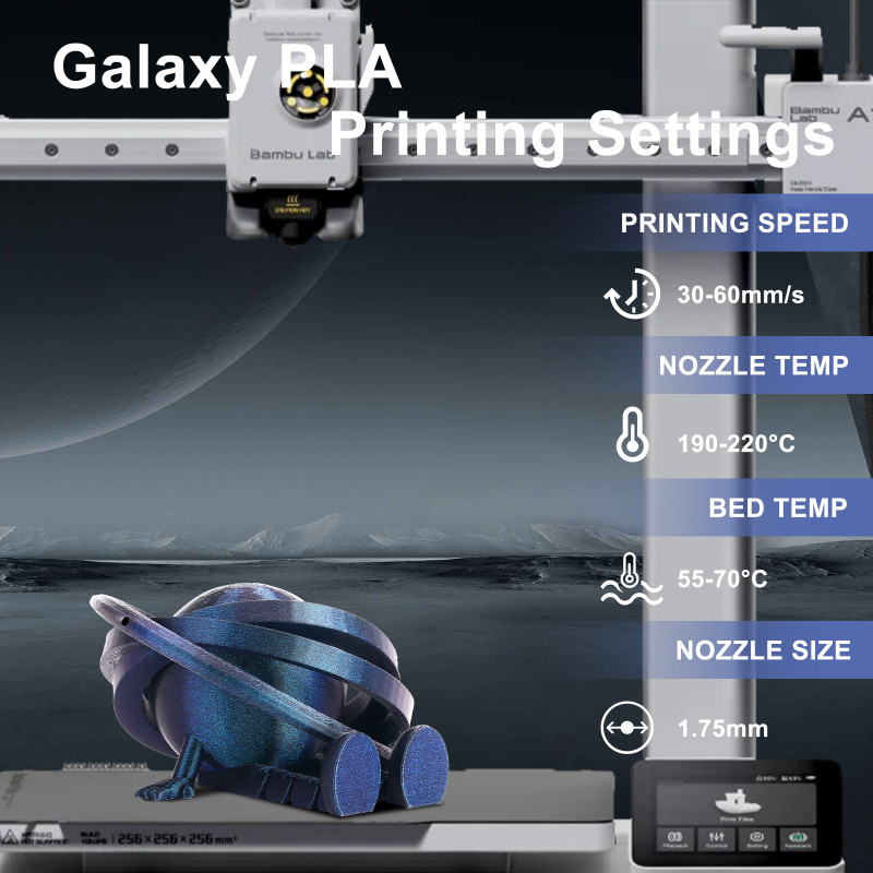 Eryone Galaxy PLA Sirius Nebula / Sirius Nebula Filament