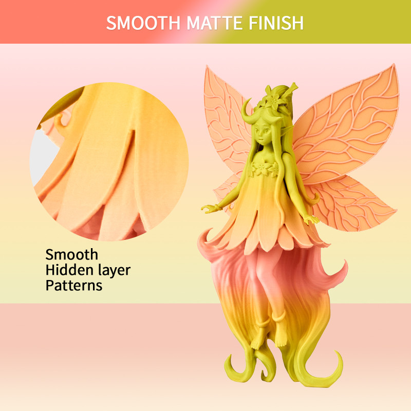 Eryone Gradient Matte PLA Finanxue Filament Eryone Gradient Matte PLA Finanxue Filament
