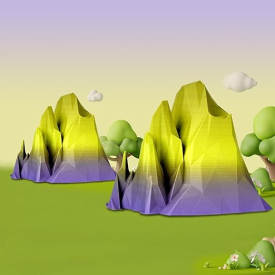 Eryone Gradient Matte PLA Granite Filament