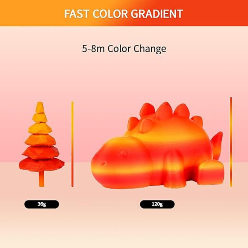 Eryone Gradient Matte PLA Maple Leaf Filament