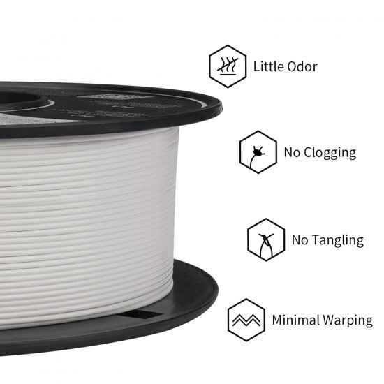 Eryone Standard PLA Ivory White / Ivoor Wit Filament Eryone Standard PLA Ivory White / Ivoor Wit Filament