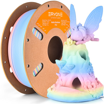 Eryone Rainbow Matte PLA Macaron / Macaron Filament