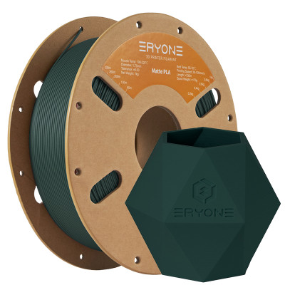 Eryone Matte PLA Black Forest Green