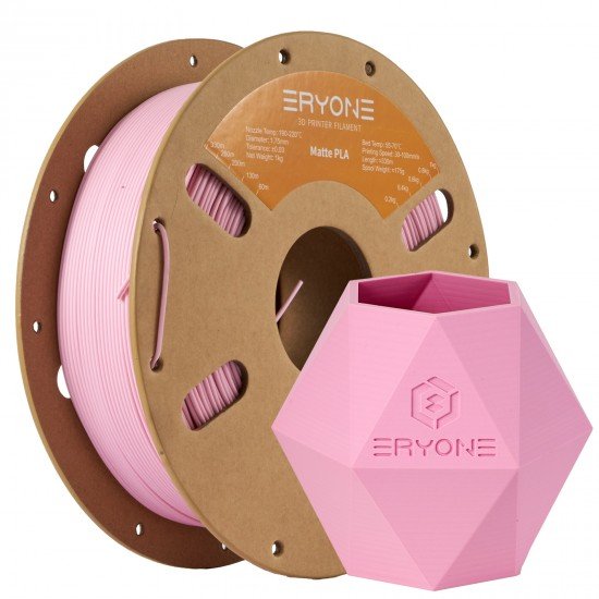 Eryone Matte PLA Pink / Roze Filament Eryone Matte PLA Pink / Roze Filament