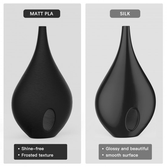 Eryone Matte PLA Black / Zwart Filament