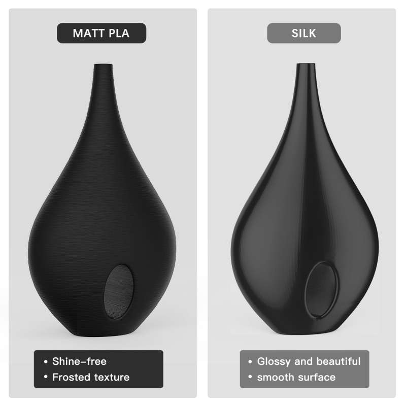 Eryone Matte PLA Black / Zwart Filament Eryone Matte PLA Black / Zwart Filament