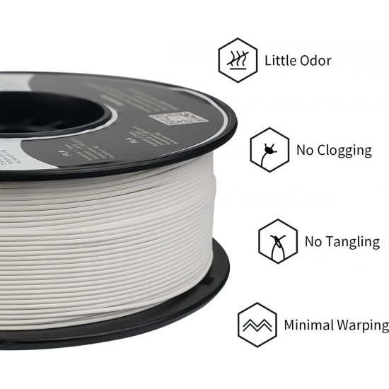 Eryone Matte PLA White / Wit Filament