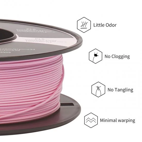 Eryone Matte PLA Pink / Roze Filament Eryone Matte PLA Pink / Roze Filament