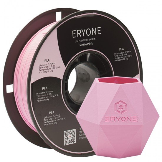 Eryone Matte PLA Pink / Roze Filament