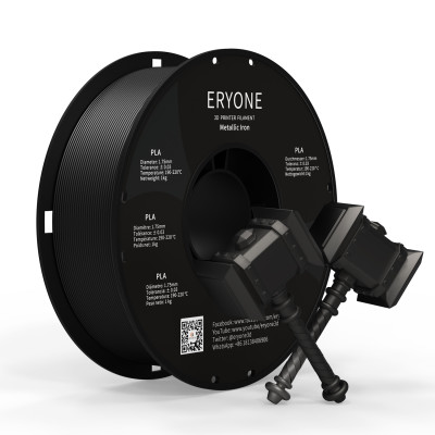 Eryone Metallic PLA Iron / IJzer Filament