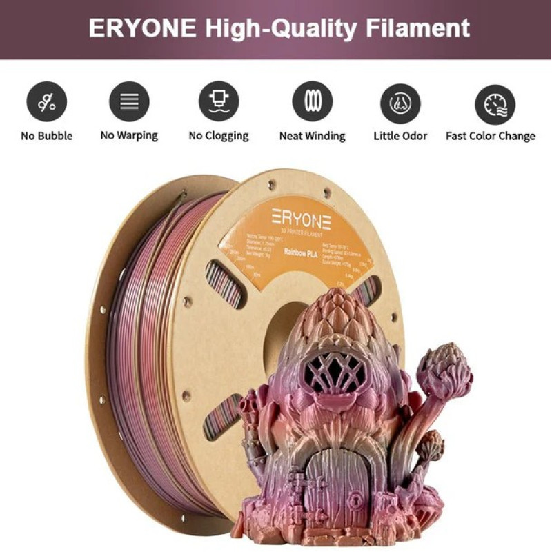 Eryone Rainbow PLA Steampunk / Steampunk Filament