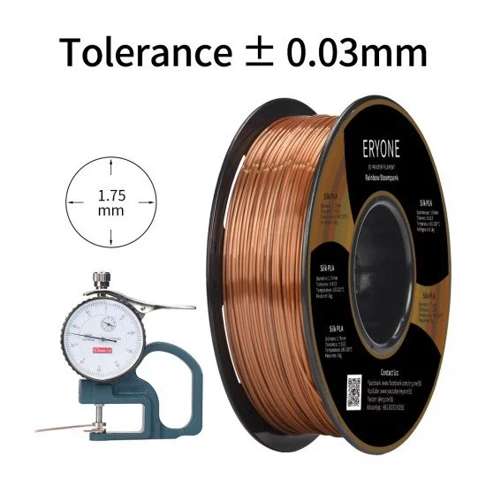 Eryone Rainbow PLA Steampunk / Steampunk Filament Eryone Rainbow PLA Steampunk / Steampunk Filament