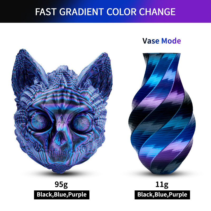 Eryone Rainbow Rapid Silk PLA Obsidian Eryone Rainbow Rapid Silk PLA Obsidian