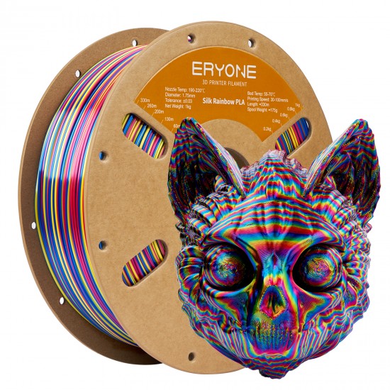 Eryone Rainbow Rapid Silk PLA Psychedelic Eryone Rainbow Rapid Silk PLA Psychedelic