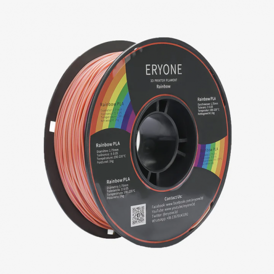 Eryone Rainbow Silk PLA Classic / Klassiek Regenboog Filament