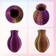 1.75mm silk dual color PLA filament gold & purple
