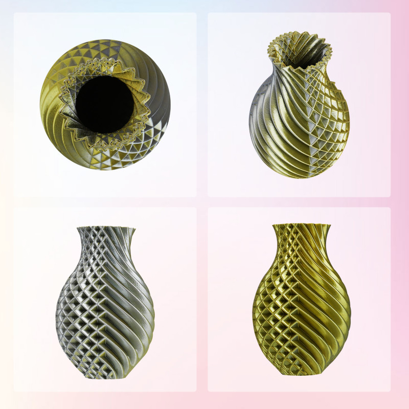 Eryone Dual-Color Silk PLA Gold & Silver / Goud & Zilver Filament