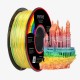 1.75mm mini rainbow PLA filament