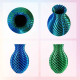 Eryone Dual-Color Silk PLA Blue & Green / Blauw & Groen Filament