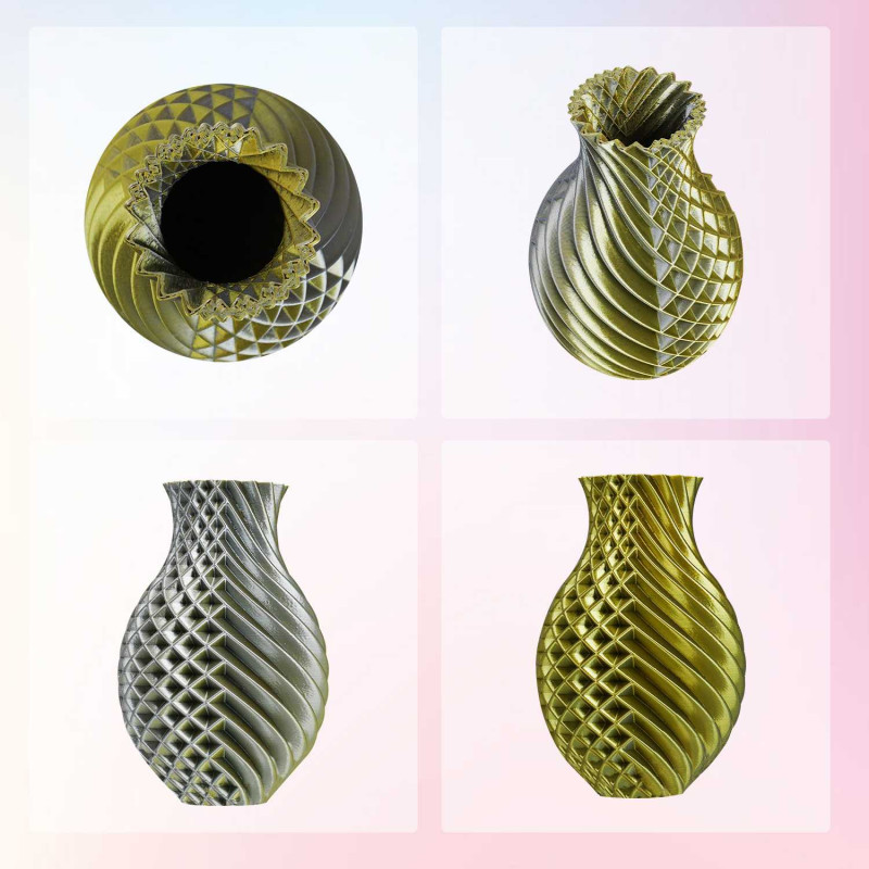 Eryone Dual-Color Silk PLA Gold & Silver / Goud & Zilver Filament