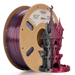 Eryone Dual-Color Silk PLA Black & Red / Zwart & Rood Filament