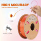 Eryone Dual-Color Silk PLA Red & Gold / Rood & Goud Filament Eryone Dual-Color Silk PLA Red & Gold / Rood & Goud Filament